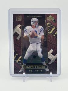 lot 178 image: 1999 Upper Deck Ovation - Peyton Manning #23 2nd Year Card