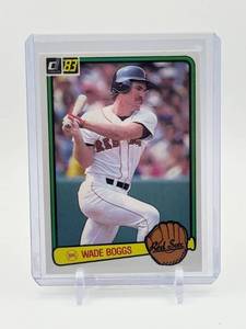 lot 179 image: 1983 Donruss - Wade Boggs #586 Rookie Card