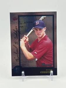 lot 183 image: 1996 Bowman Michael Cuddyer Rookie Card Silver Minnesota Twins Legend