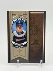 lot 186 image: 2005 Donruss Diamond Kings - Hof Heroes Rod Carew #HH-18 Insert Card