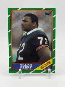 lot 188 image: 1986 Topps - #20 William Perry Rookie Card Chicago Bears Legend