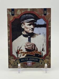 lot 194 image: 2012 Panini Cooperstown - Walter Johnson Serial #d 166299 Washington Senators Legend and MLB Hall of Fame