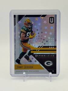 lot 201 image: 2018 Panini Unparalleled - Jimmy Graham #72 Astral 131200