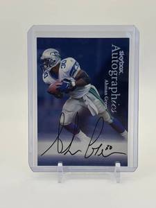 lot 219 image: 1999 Skybox Ahman Green Card Autograph RARE ON-CARD AUTOGRAPH