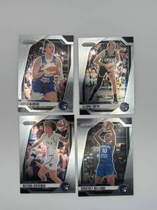lot 221 image: 2024 Panini Prizm Minnesota Lynx Lot, Kayla McBride, Alanna Smith, Natisha Hiedeman, and Courtney Williams
