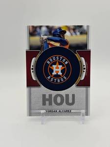 lot 228 image: 2023 Topps Series 1 - Team Logo Commemorative Patches Yordan Alvarez