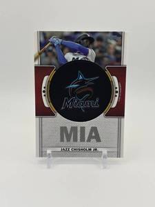 lot 230 image: 2023 Topps Series 1 - Team Logo Commemorative Patches Jazz Chisholm