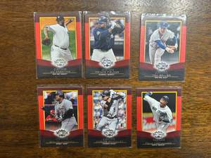 lot 232 image: 2011 Topps Triple Threads Serial #d Insert Card Lot, CC Sabbathia, Prince Fielder, Tom Seaver, Miguel Cabrera, Carlos Gonzalez, Felix Hernandez, all Cards #d to 1500