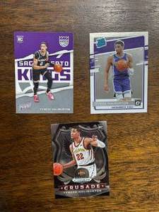 lot 240 image: Tyrese Haliburton Rookie Card Lot, Three Different Rookie Cards, Indiana Pacers NBA