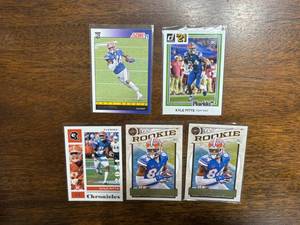 lot 245 image: Kyle Pitts Rookie Card Lot, Five Cards, NFL Atlanta Falcons