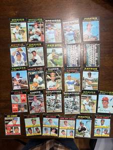 lot 272 image: 1971 Topps Baseball Card Lot, Lower Grade