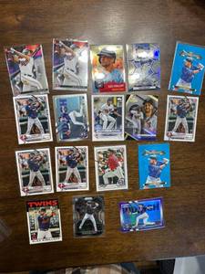 lot 287 image: Alex Kirilloff Card Lot, 22 Cards, Minnesota Twins