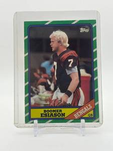 lot 301 image: 1986 Topps - Boomer Esiason Rookie Card