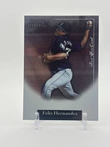 lot 303 image: 2004 Bowman Sterling - Flix Hernndez Rookie Card