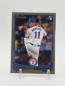 lot 305 image: 2012 Bowman Yu Darvish Rookie Card Chicago Cubs