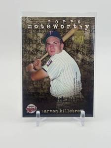 lot 313 image: 2001 Topps - Noteworthy Harmon Killebrew Minnesota Twins