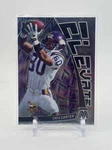 lot 325 image: 2023 Panini Mosaic - Elevate Cris Carter Insert Card Minnesota Vikings