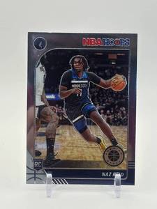 lot 335 image: 2019-20 Panini NBA Hoops Premium Stock - Naz Reid #253 Rookie Card