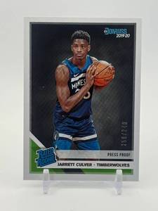 lot 336 image: 2019-20 Panini Donruss - Rated Rookie Jarrett Culver #205 Rookie Card