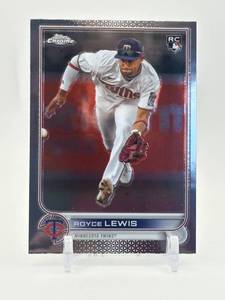 lot 340 image: 2022 Topps Chrome Update Series - Royce Lewis Rookie Card