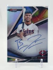 lot 342 image: 2022 Topps Bowmans Best Bryan Acuna Autograph Refractor Rookie Card Minnesota Twins