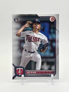 lot 354 image: 2022 Bowman - Joe Ryan #56 Rookie Card