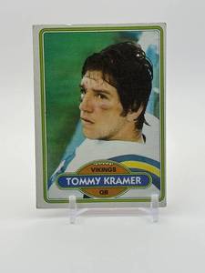 lot 368 image: 1980 Topps - Tommy Kramer Rookie Card Minnesota Vikings