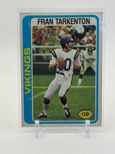 lot 373 image: 1978 Topps - Fran Tarkenton Minnesota Vikings Legend and NFL Hall of Famer