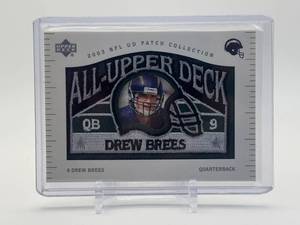 lot 387 image: 2003 Upper Deck UD Patch Collection Drew Brees All-Upper Deck Patch Card