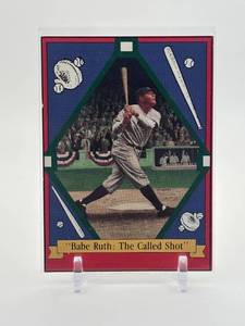 lot 391 image: 1992 Delphi The Legends of Baseball - Babe Ruth Card