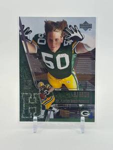 lot 407 image: 2006 Upper Deck NFL Players Rookie Premiere - A.J. Hawk #8 Rookie Card