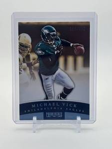 lot 409 image: 2012 Panini Prominence - Michael Vick Philadelphia Eagles