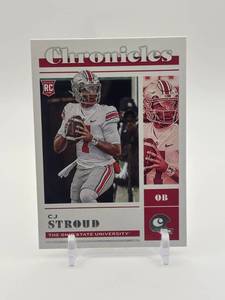 lot 412 image: 2023 Panini Chronicles Draft Picks - Zenith C.J. Stroud #2 Rookie Card
