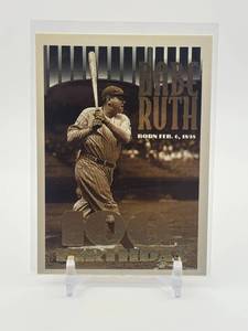 lot 423 image: 1995 Topps - Babe Ruth  New York Yankees Legend MLB Hall of Fame