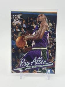 lot 433 image: 1996-97 Fleer Ultra - Ray Allen Rookie Card