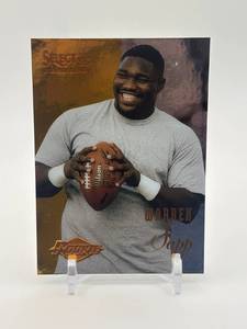 lot 438 image: 1995 Select Certified Edition - Rookie Warren Sapp Rookie Card