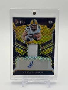 lot 452 image: 2018 Panini Select Aaron Ripkowski Serial #d 210 VERY RARE Green Bay Packers
