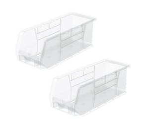 lot 5 image: MSRP $500 Lot of 110 Akro-Mils 30224 AkroBins -&nbspExcellent Condition&nbsp10-78 x 4-18 x 4 - Reinforced Sides, Stackable, Chemical Resistant -&nbspPerfect for Garage, Workshop, or Warehouse Organization