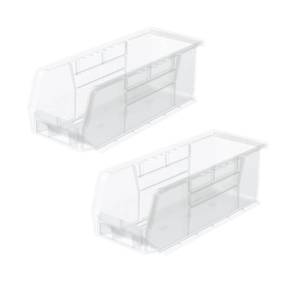 lot 7 image: MSRP $550 Lot of 120 Akro-Mils 30244 Akro-Bins  Excellent Condition Heavy-Duty Hanging & Stacking Plastic Storage Bins  10.875 x 4.125 x 4, 20 lb Capacity - Heavy-Duty, Stacks Together, Unaffected by Weak Acid