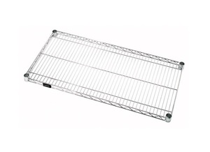 lot 37 image: MSRP $300 1Case (2 Shelves) NEW Quantum Storage Systems 2472C 24 x 72 Wire Shelf - Up to 600 lbs Weight Capacity per Shelf - Split Sleeve Connector, Increased Visibility, Ease of Loading & Unloading