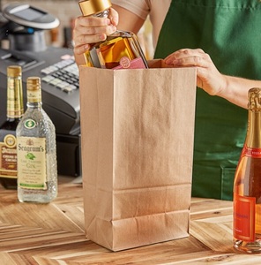 lot 46 image: MSRP $240 4 Cases (500 each) NEW Recycled Natural&nbspKraft SORN8 SOS 8# Paper Grocery Bags Designed for Restaurants, delis, groceryliquor stores, food pantries, hospitals, pharmacies, School lunch programs 6-14x3-1316x12-12