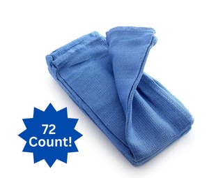 lot 50 image: NEW Case MediChoice O.R. TowelsShop Rags 100% Woven Cotton, Pre-Washed, De-Linted, Highly Absorbent Surgical Towels, 16x24 For OR, Janitorial &amp Automotive Industry Built to withstand heavy-duty use on grease &amp repeated washings