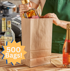 MSRP $240 4 Cases (500 each) NEW Recycled Natural&nbsp;Kraft SORN8 SOS 8# Paper Grocery Bags *Designed for: Restaurants, delis, grocery/liquor stores, food pantries, hospitals, pharmacies, School lunch programs 6-1/4"x3-13/16"x12-1/2″