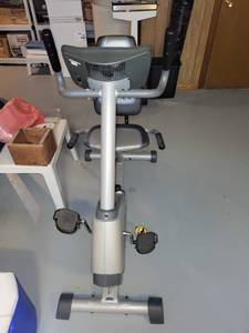 lot 217 image: Pro-Form 10.8x Recumbent Exercise Bike with Manuals and Cushion