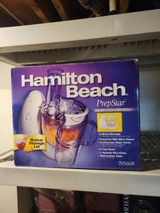 lot 227 image: Hamilton Beach PrepStar Food Processor with 8 Cup Bowl and Accessories