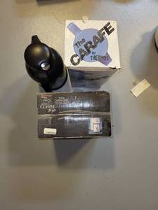 lot 242 image: Travel Coffeemaker with Mug, Filter, and 2 Thermal Carafes