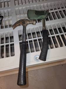 lot 249 image: Claw Hammer and Hatchet with Sheath Set