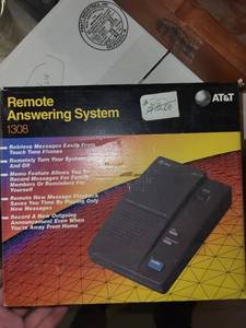 lot 252 image: AT&T 1308 Remote Answering System with Original Box
