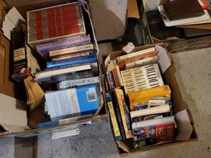 lot 281 image: Collection of Assorted Books Including Classics, Memoirs, and Reference Sets