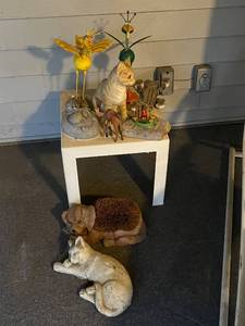 lot 141 image: Collection of Animal Garden Statues and Decorative Figurines